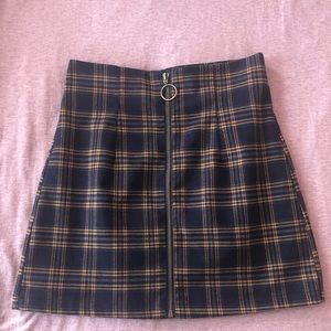 Forever 21 plaid mini skirt